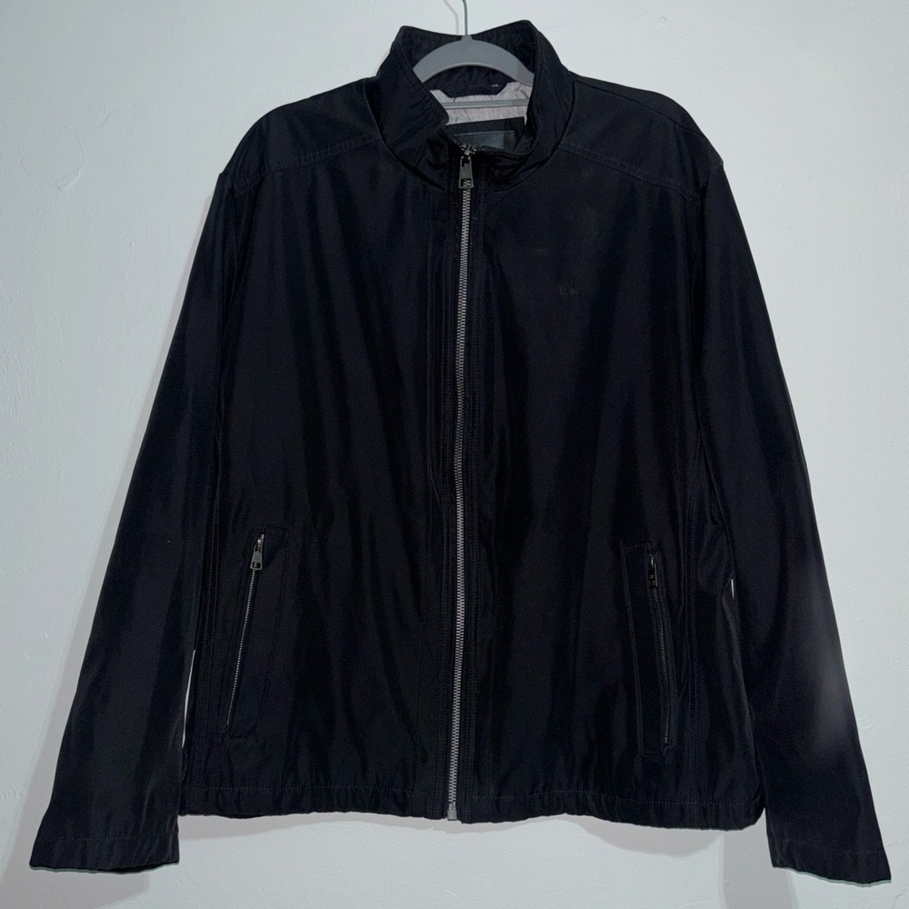 Calvin Klein Black Lightweight Zip Jacket